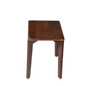 Tabouret carré de salon en bois original superposable