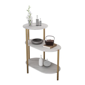 Etagère moderne en marbre de salon