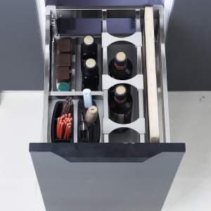Armoires de cuisine en acier inoxydable 3 couches