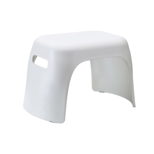 Tabouret bas ovale en plastique épais antidérapant