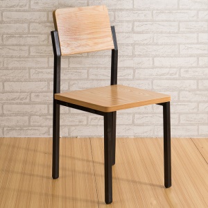 Table épaisse en bois pour resturant café