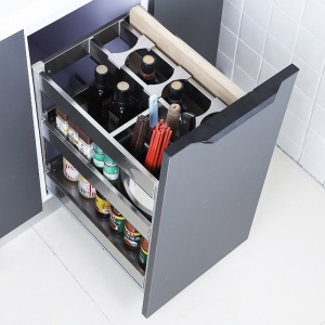 Armoires de cuisine en acier inoxydable 3 couches