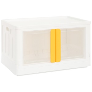 Armoire de rangement  pour enfants sans montage pliant multicouche double porte