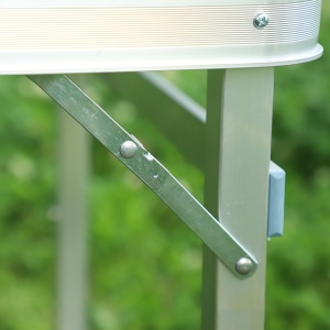 Ensemble table pliante extérieure+ et chaises en alliage d'aluminium portable