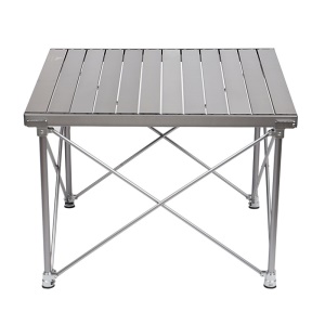 Table pliante d'extérieur portable en aluminium