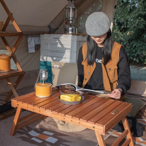 Naturehike table pliante  et portable en bois
