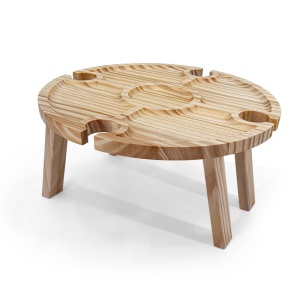 Mini Table pliante Portable d'extérieur en bois