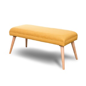 Banc en tissu confortable pour maison