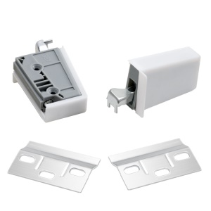 Accessoire  en plastique pour suspension et accrochage des meubles
