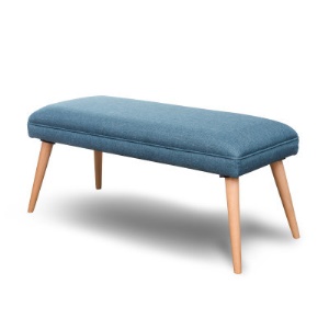 Banc en tissu confortable pour maison