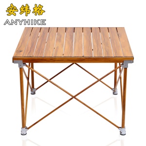 Table pliante d'extérieur portable en aluminium