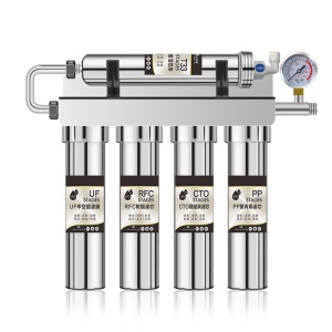 Purificateur d'eau de cuisine 4 + 1 acier inoxydable pour toute la maison Filtre à eau