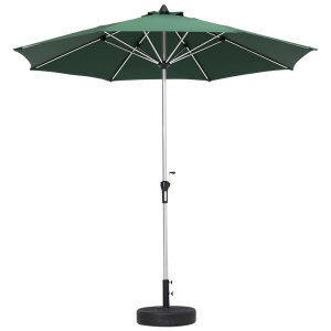 Parasol d'extérieur à manivelle à 8 arceaux Imperméable au soleil et à la pluie