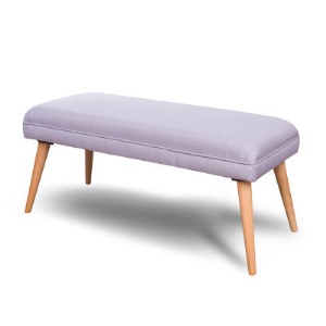 Banc en tissu confortable pour maison