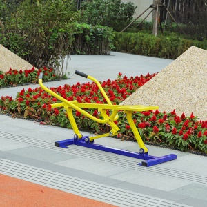 Chaise de loisirs de plein air en acier