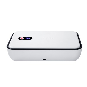 Boîte de désinfection pour téléphone portable 10W à charge sans fil UVC multifonctionnel portable