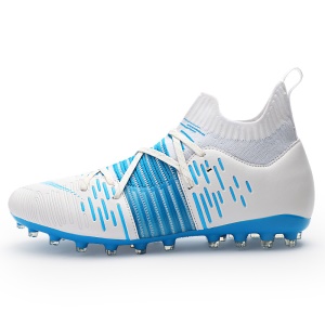 Chaussures de football montantes pour hommes respirantes et confortables