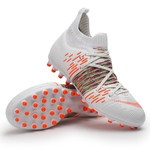 Chaussures de football montantes pour hommes respirantes et confortables