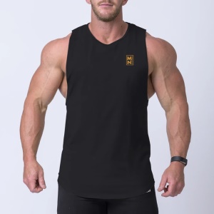 Top de sport pour hommes en coton à séchage rapide