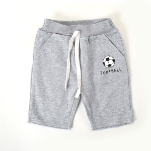 Short imprimé de football décontracté pour garçons