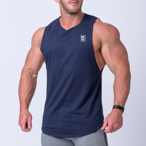 Top de sport pour hommes en coton à séchage rapide