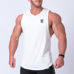 Top de sport pour hommes en coton à séchage rapide