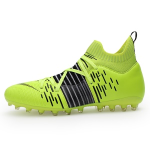 Chaussures de football montantes pour hommes respirantes et confortables