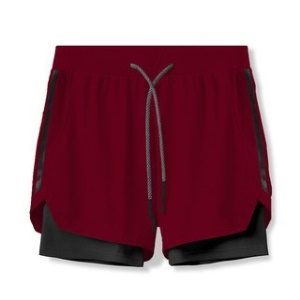 Short de basket-ball pour hommes tissé double couche
