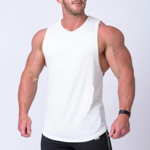 Top de sport pour hommes en coton à séchage rapide