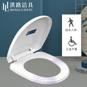 Couvercle de toilette ralentissant l'amortissement en Porcelaine
