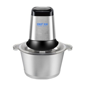 Hachoir à viande électrique en acier inoxydable de  2L