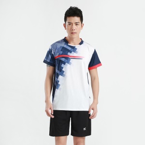 Ensemble de deux pièces de vêtements de sport de volleyball imprimé respirant et à séchage rapide