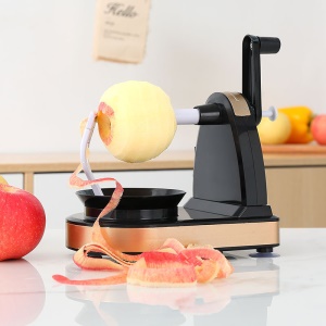 Epluche-fruits automatique à manivelle