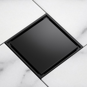 Siphon de sol invisible et antiodeur avec incrustation de carrelage Anti-refoulement