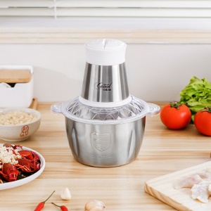 Hachoir à viande électrique multifonction en acier inoxydable