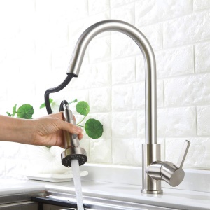 Mélangeur chaud et froid pour robinet de douche extractible
