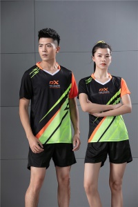 Ensemble de deux pièces de vêtements de sport de compétition en mélange de coton respirant à séchage rapide