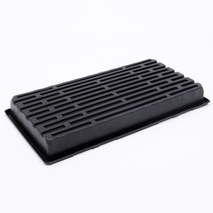 Plateau rectangulaire pour semis en plastique épais