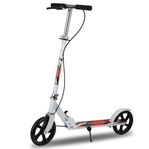 Trotinette à frein à main pour adulte  avec deux roues pliables scooter