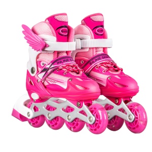 Patins à roulettes pour débutants réglables Hommes Femmes Adultes