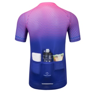 Top sport à manches courtes et à séchage rapide pour hommes  équipement de cyclisme et course à vélo