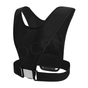 Gilet de cyclisme respirant en Tissu oxford confortable, réfléchissant et à séchage rapide