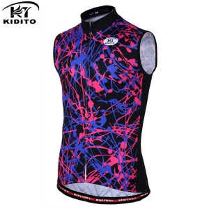 Maillot sans  manches et à séchage rapide pour cyclisme  et course à vélo