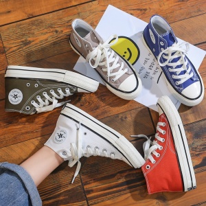 Chaussures en toile pour étudiants Chaussures de skateboard rétro Chaussures décontractées classiques à la mode