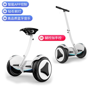 hoverboard électrique pour adulte, à deux roues, à commande par les jambes et à détection intelligente du mouvement du corps.