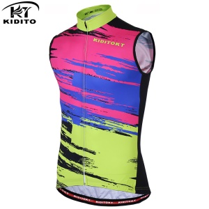 Maillot sans  manches et à séchage rapide pour cyclisme  et course à vélo