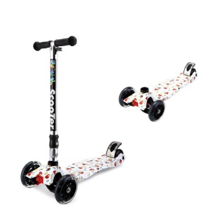 Trotinette à roues larges pour enfants pliantes Graffiti scooter
