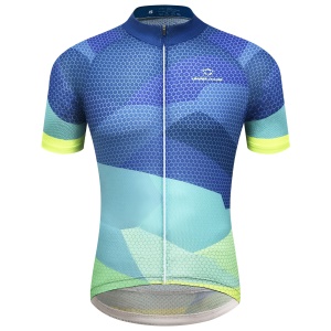 Top sport à manches courtes et à séchage rapide pour hommes  équipement de cyclisme et course à vélo