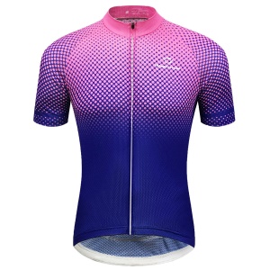 Top sport à manches courtes et à séchage rapide pour hommes  équipement de cyclisme et course à vélo