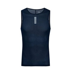 Gilet de cyclisme pour hommes Absorbant la sueur Respirant Fond de VTT Sans manches